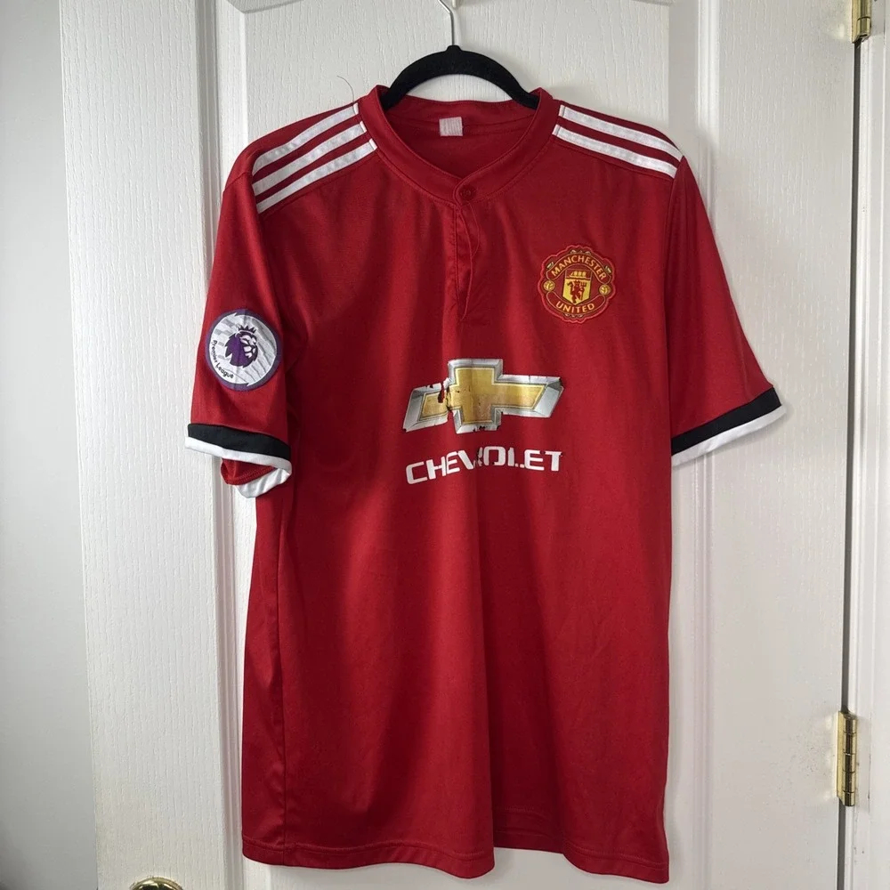 2016-2017 Man. United Pogba HOME Kit Soccer Jersey Football Shirt adidas Large